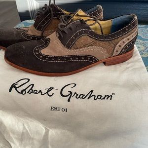 Robert Graham suede dress shoes